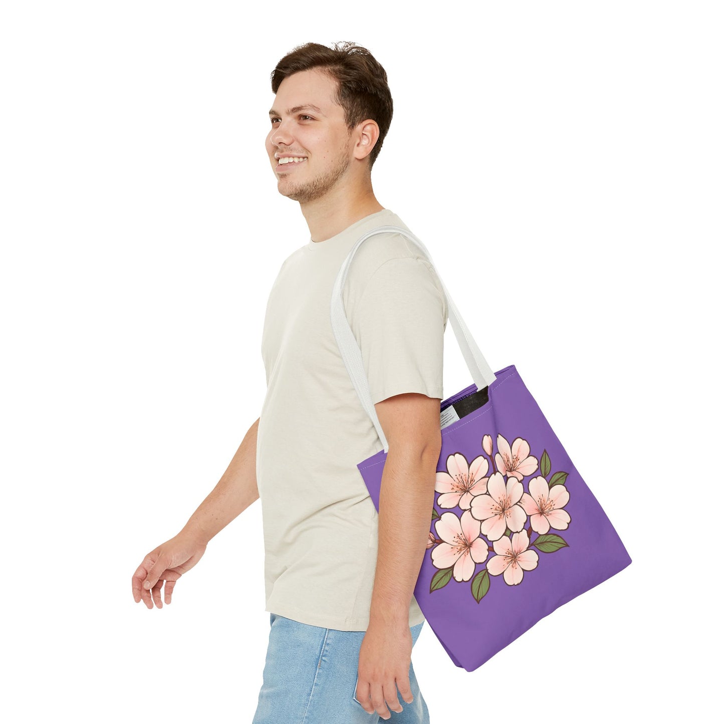 Pedro's Purple Cherry Blossom Tote Bag