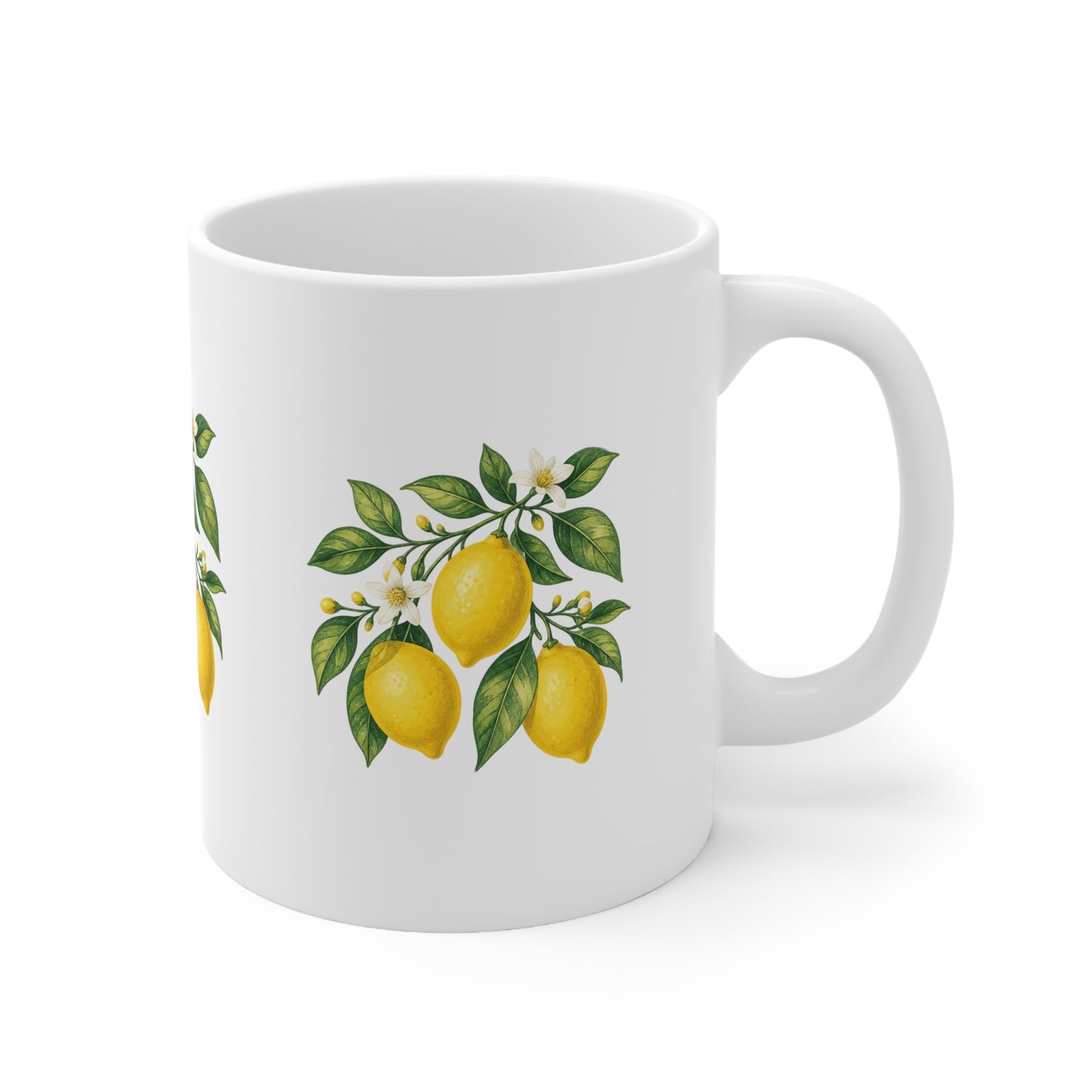 Lemon Ceramic Mug, Coffee Cup
