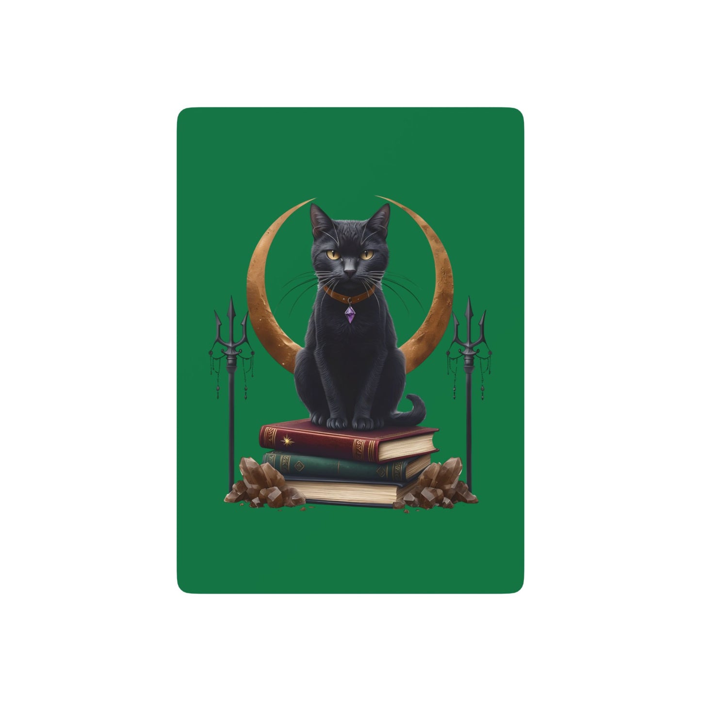 Mystic Black Cat Playing Cards