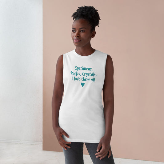 Barnies Love Specimen Adult Tank Shirt
