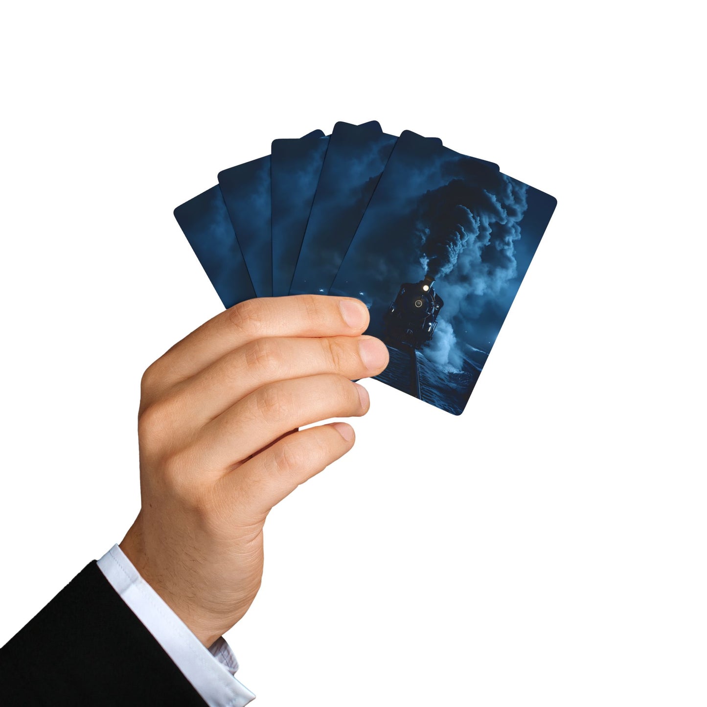 Steam Train Playing Cards