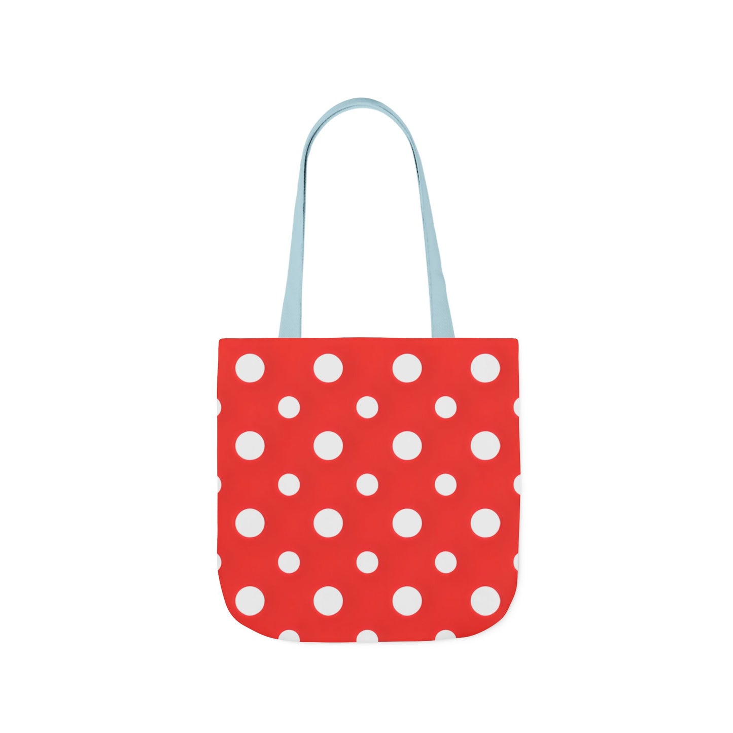 Reba's Red Polka Dot Canvas Tote Bag