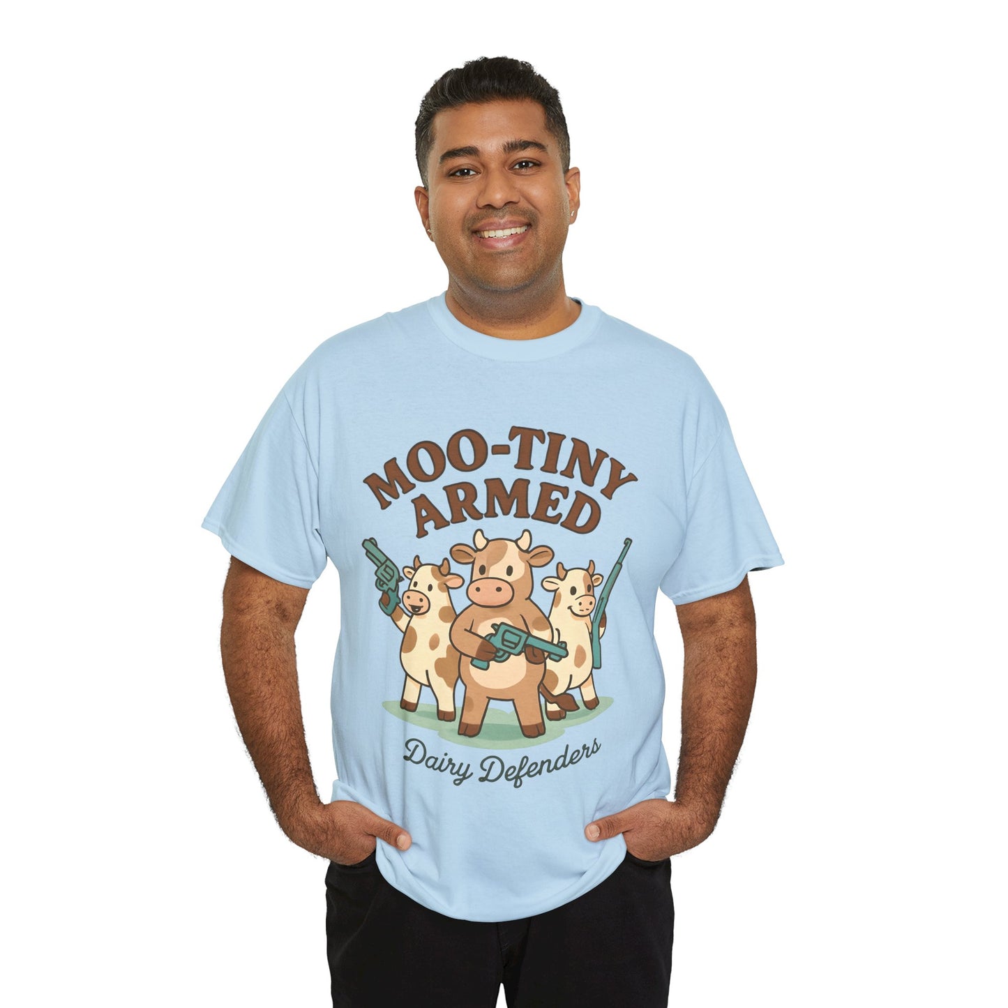 Mason's Moo-tiny Armed Dairy Defenders Adult Shirt