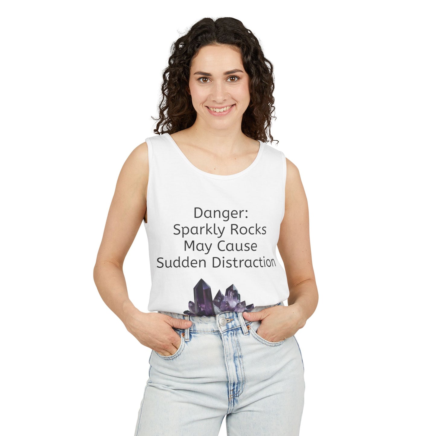 Simba's Sparkly Rocks May Cause Sudden Distraction Tank Shirt
