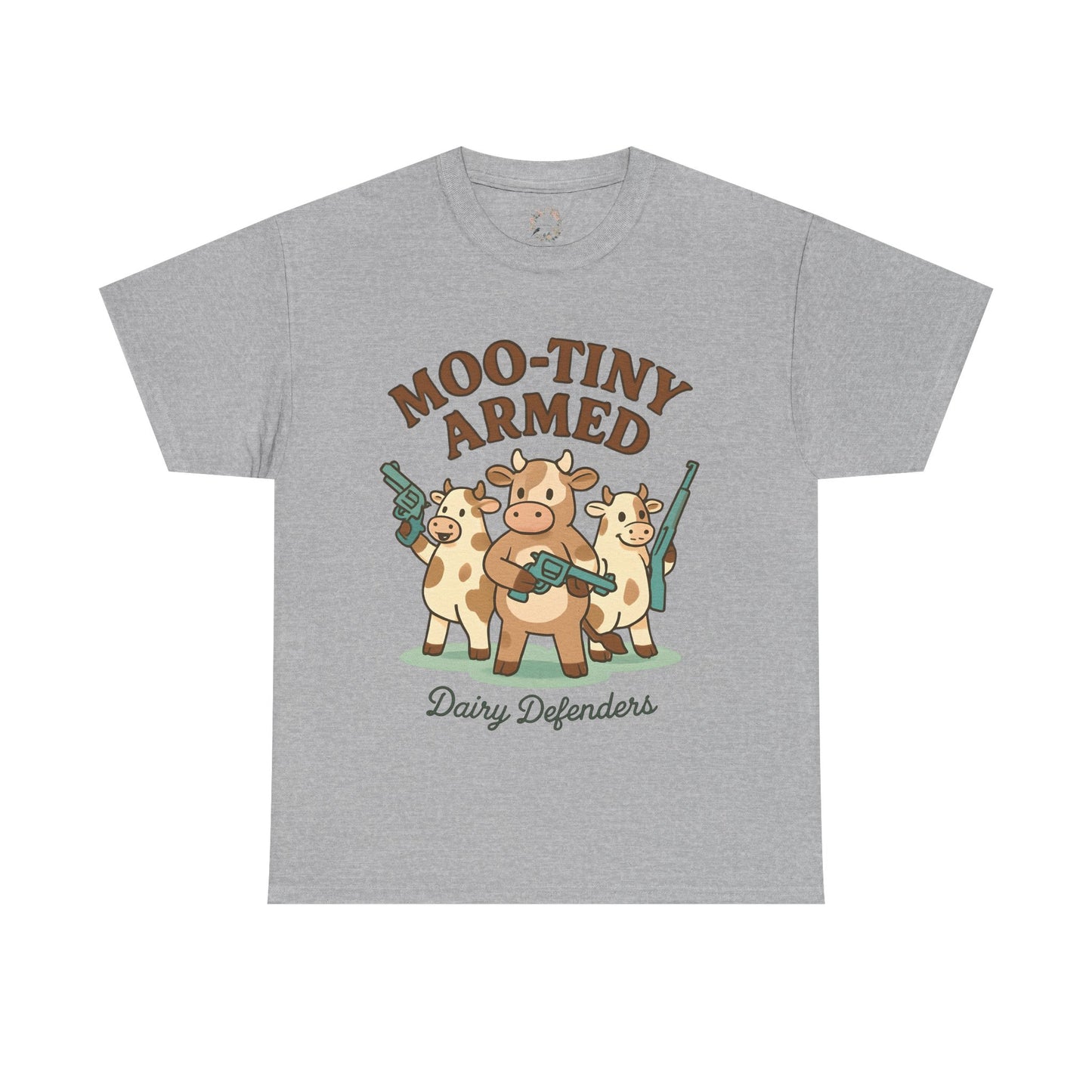 Mason's Moo-tiny Armed Dairy Defenders Adult Shirt
