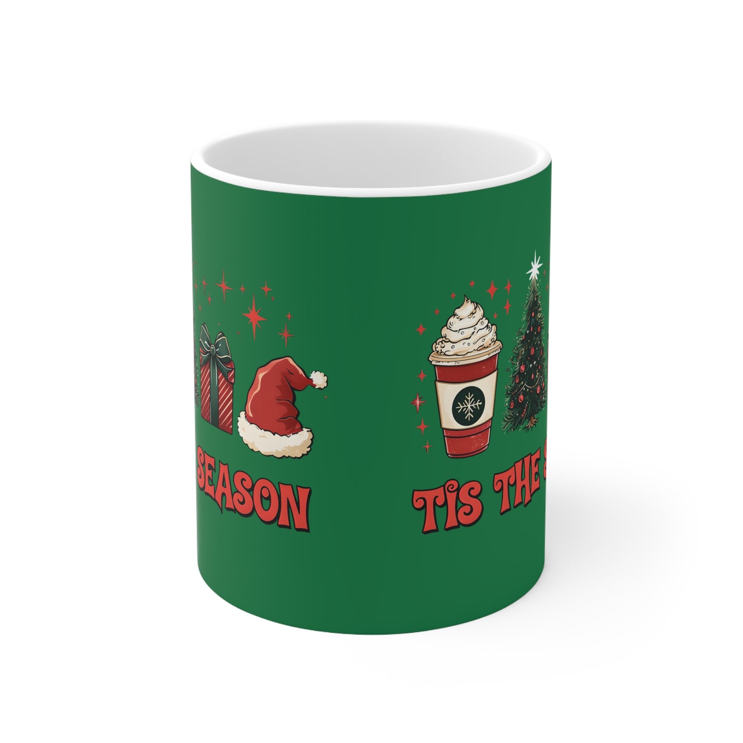 Talia's Tis The Season Christmas Ceramic Mug, Coffee Cup