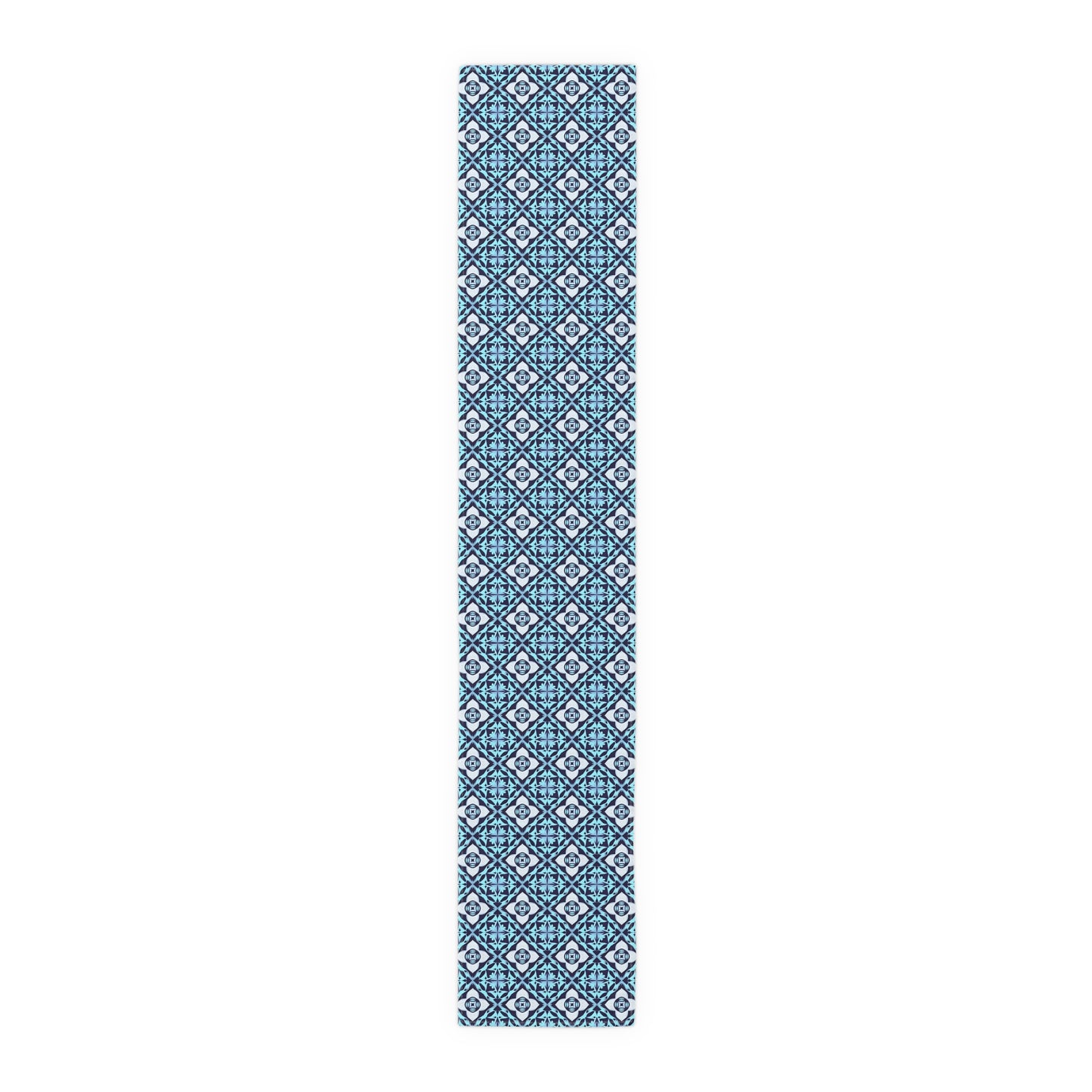 Bailey's Blue Geometric Table Runner