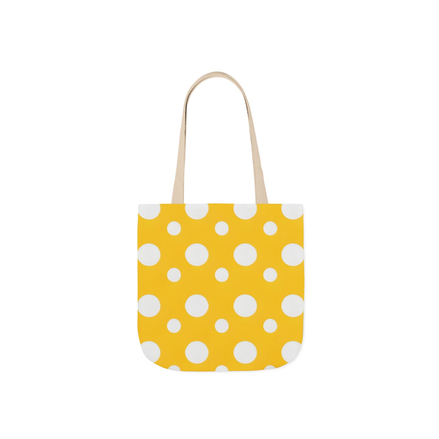 Yuki's Yellow Polka Dot Tote Bag