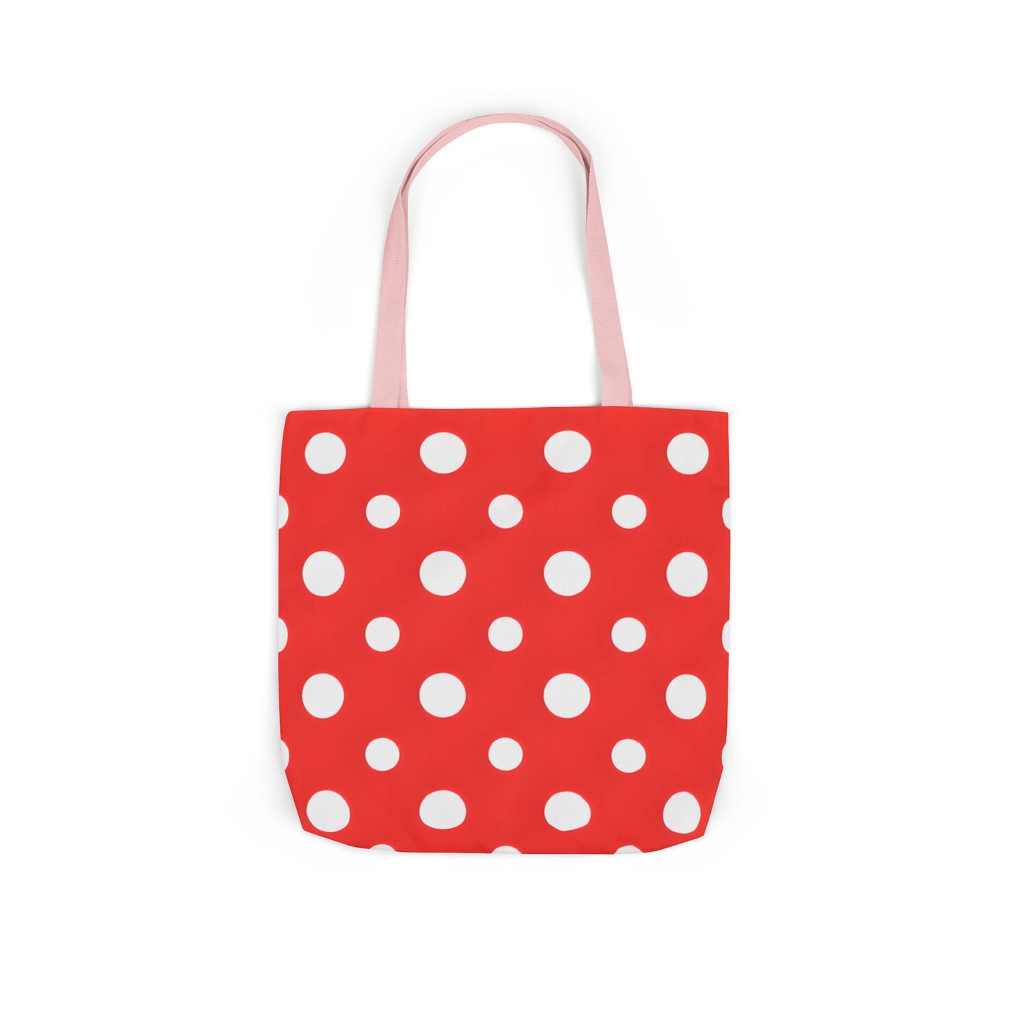 Reba's Red Polka Dot Canvas Tote Bag
