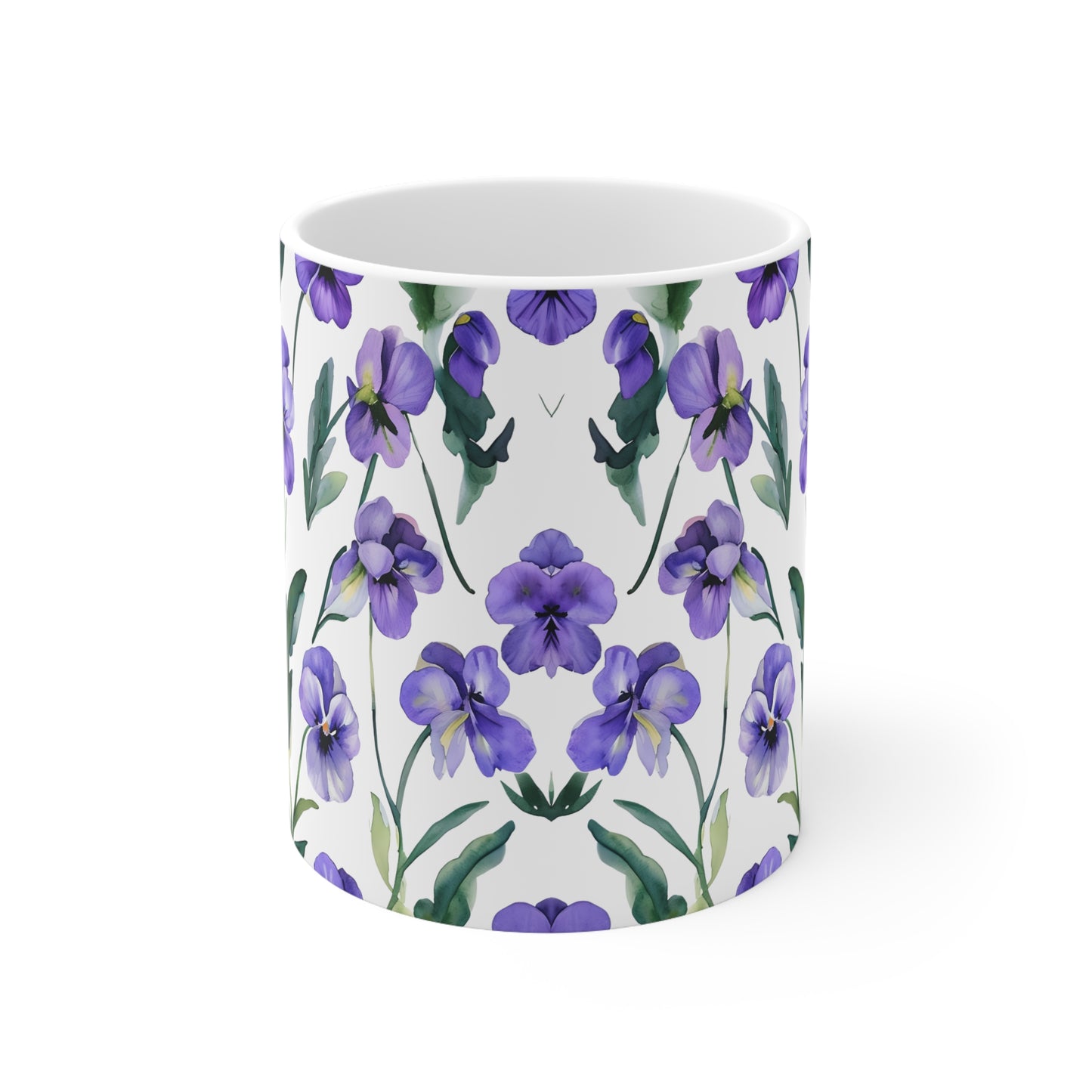 Vienna's Violet Ceramic Mug, Coffee Cup