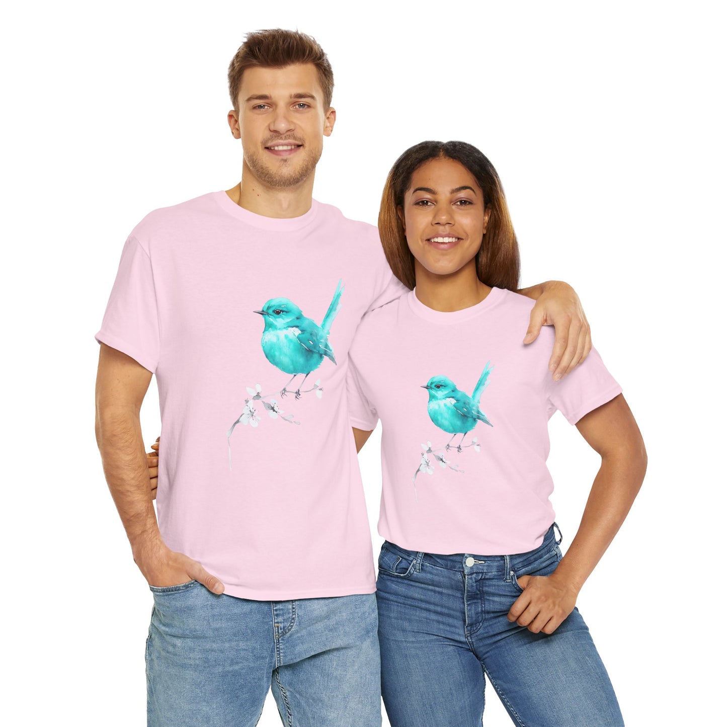 Tommy's Turquoise Bird Adult Shirt