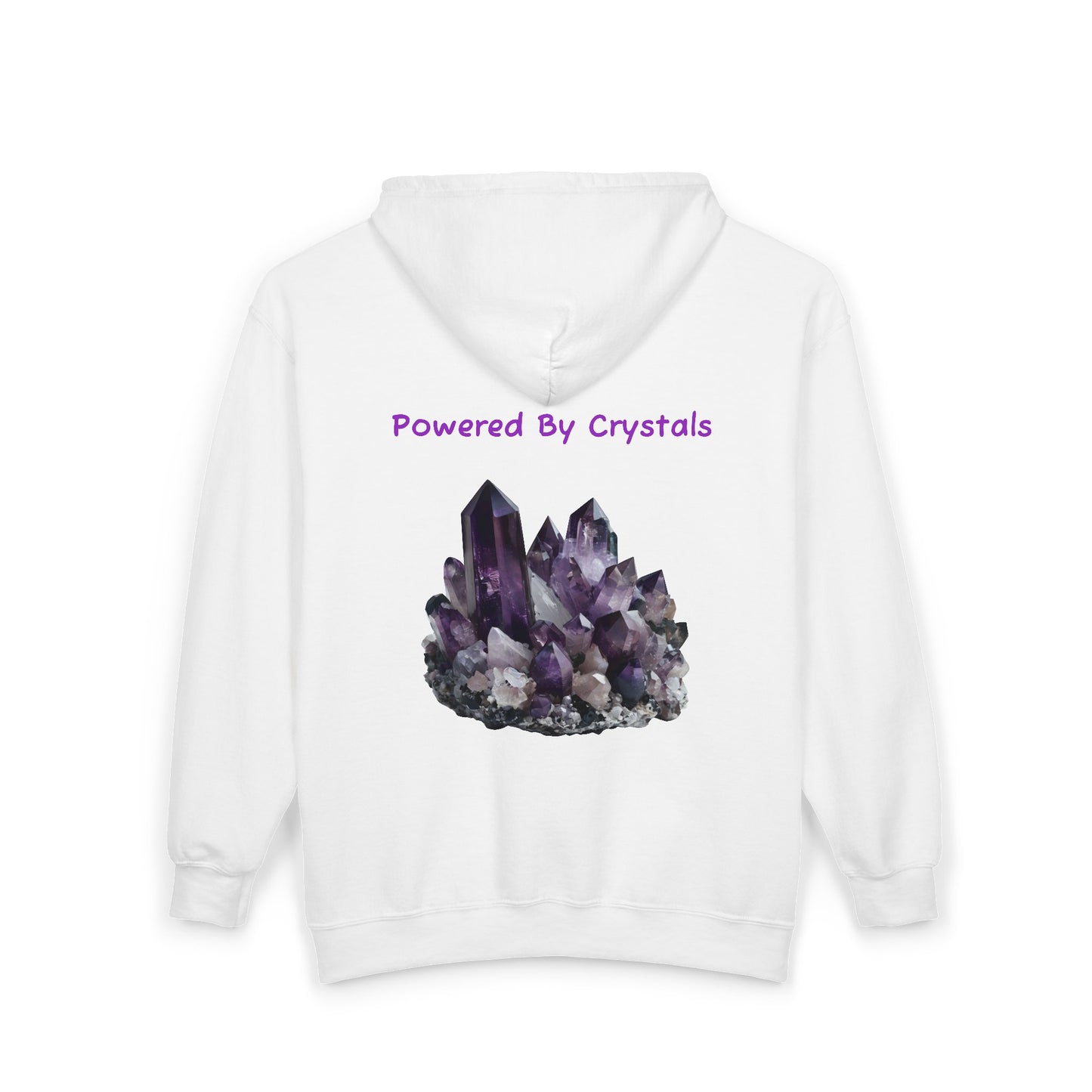 Powered By Crystals Adult Full Zip Sweatshirt - Hooded