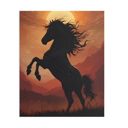 Vintage Wildhorse 500 Piece Jigsaw Puzzle