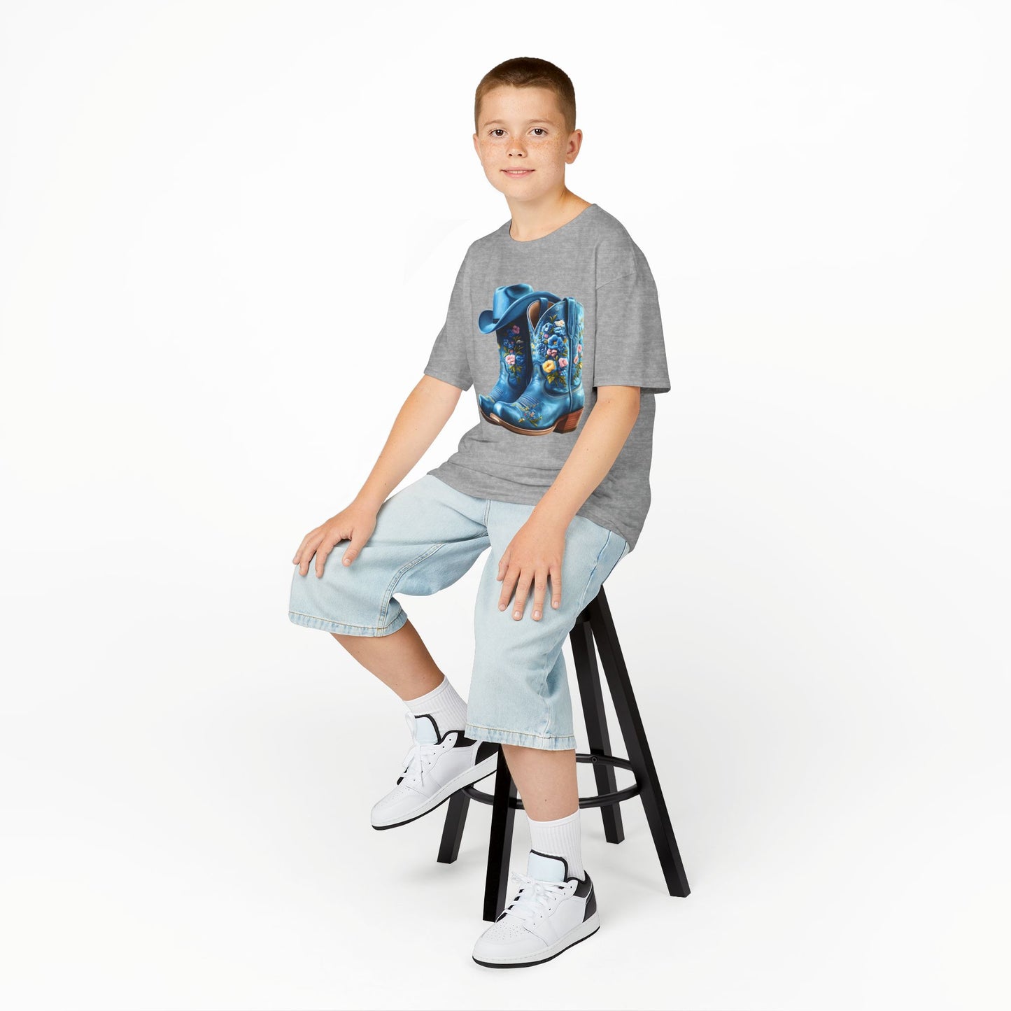 Kia's Cowboy Boots Youth Top