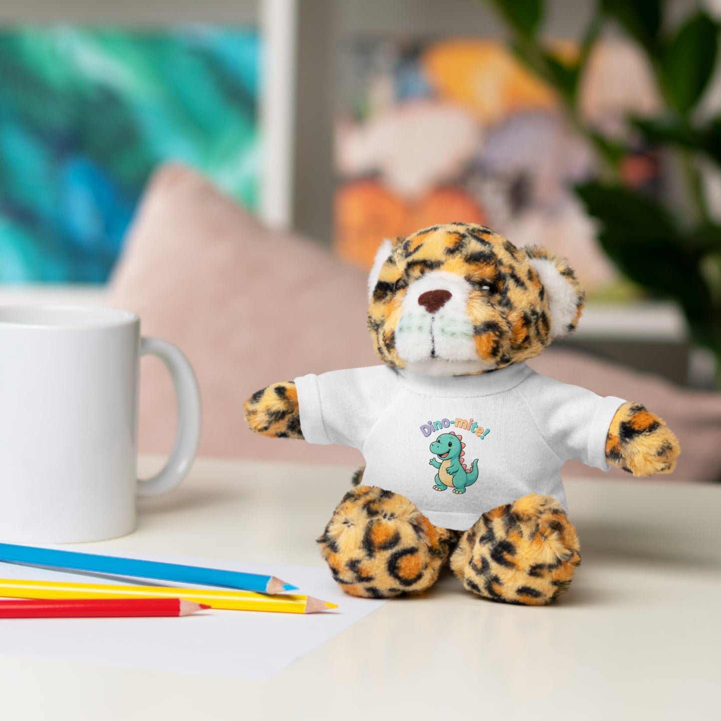 Dino-Mite on Tee Plush Animal