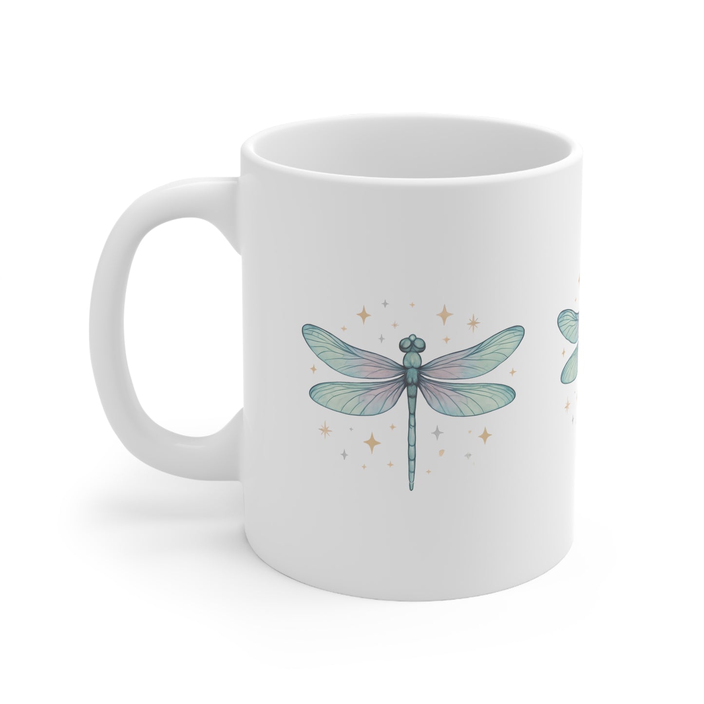 Dorian's Dragonfly Ceramic Mug, Coffee Cup