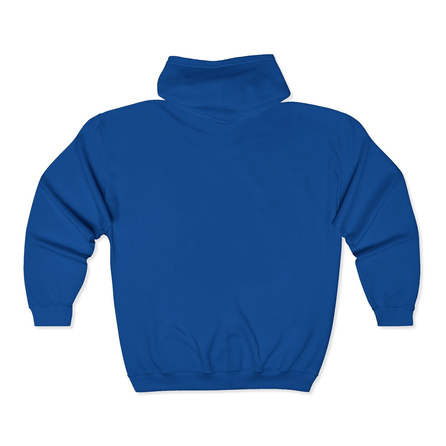 "Low Battery Socially" Adult Full Zip Sweatshirt - Hooded
