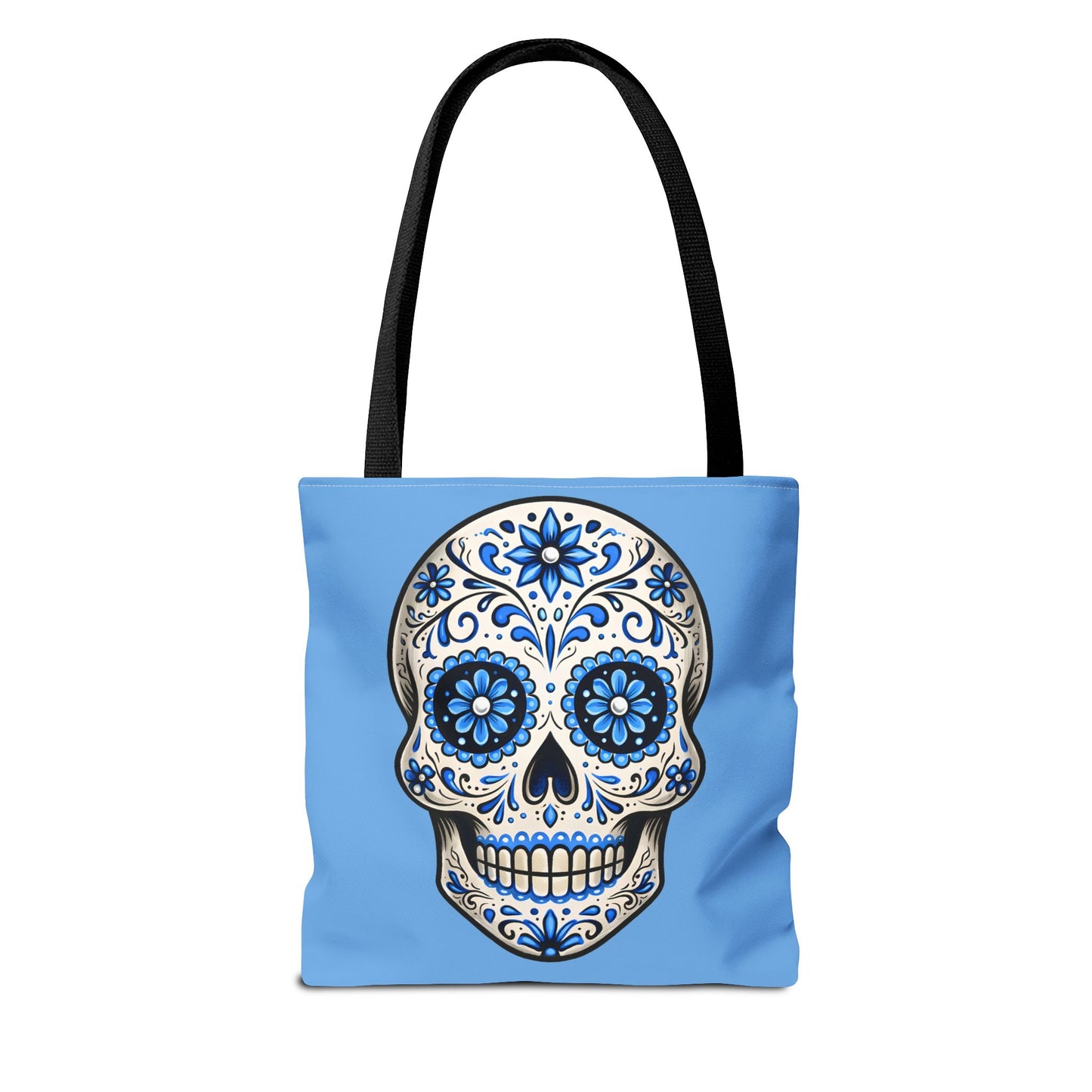 Brenda's Blue Sugar Skull Tote Bag