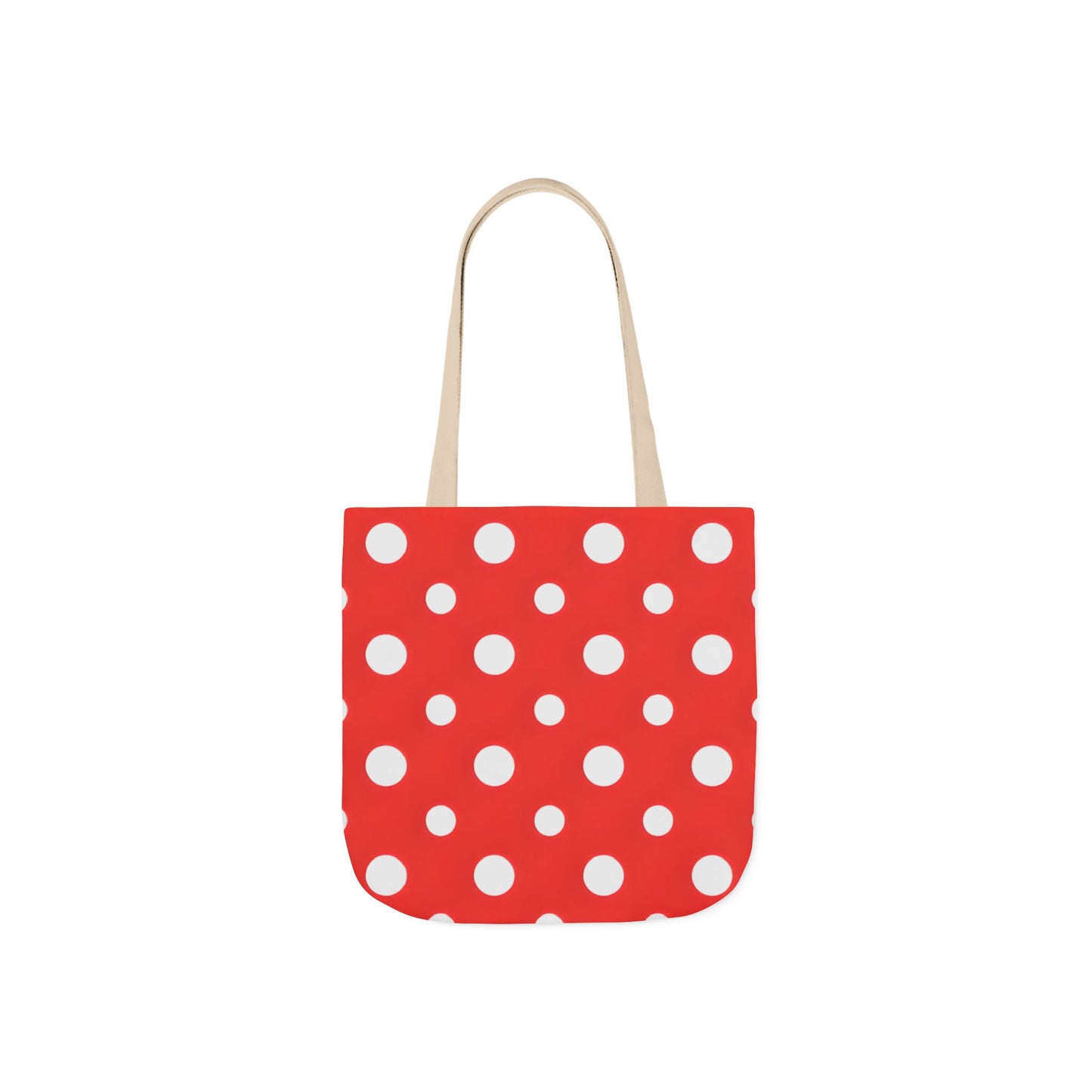 Reba's Red Polka Dot Canvas Tote Bag