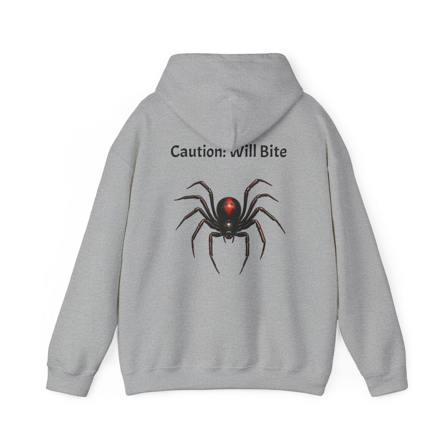 Casper's Caution: Will Bite Adult Sweatshirt - Hooded