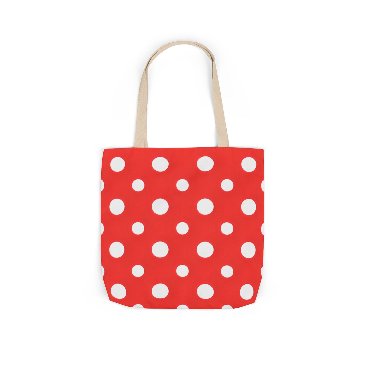 Reba's Red Polka Dot Canvas Tote Bag