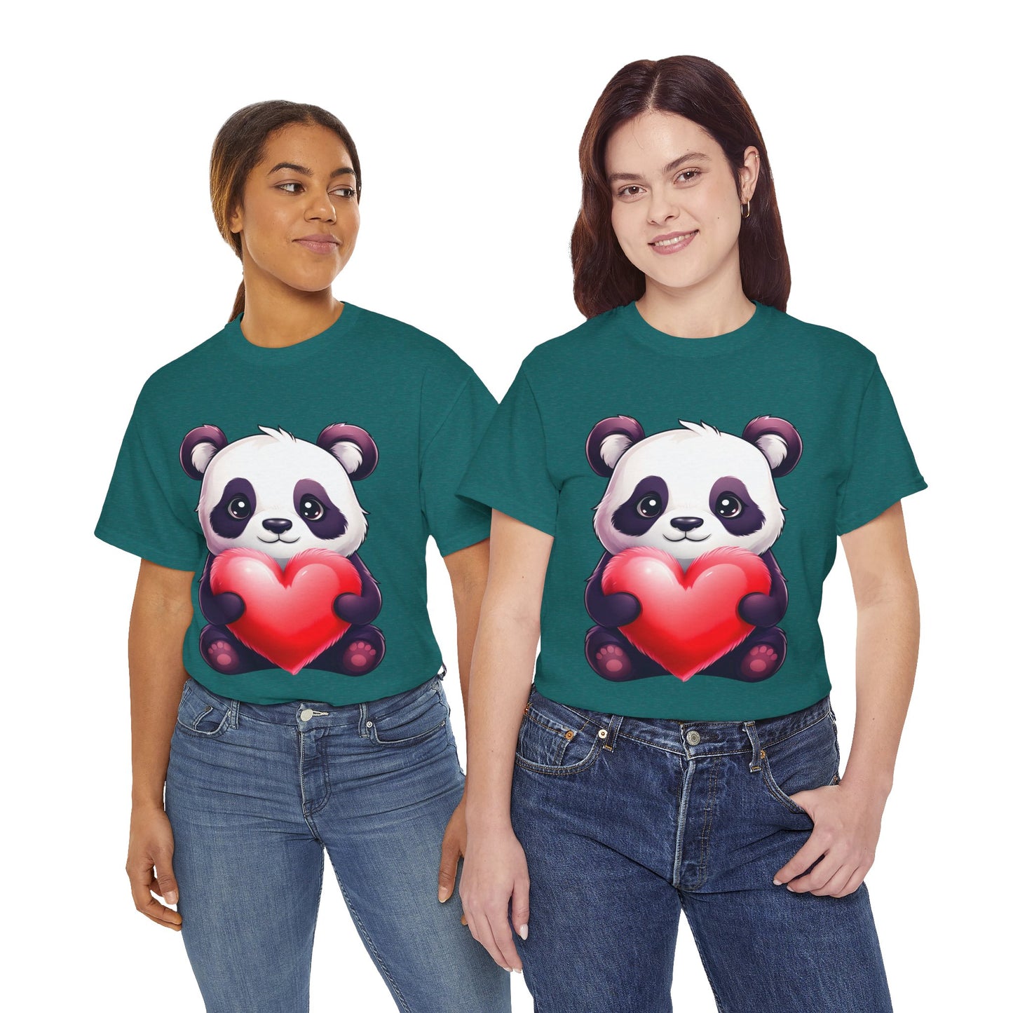Panda & Heart Adult Shirt