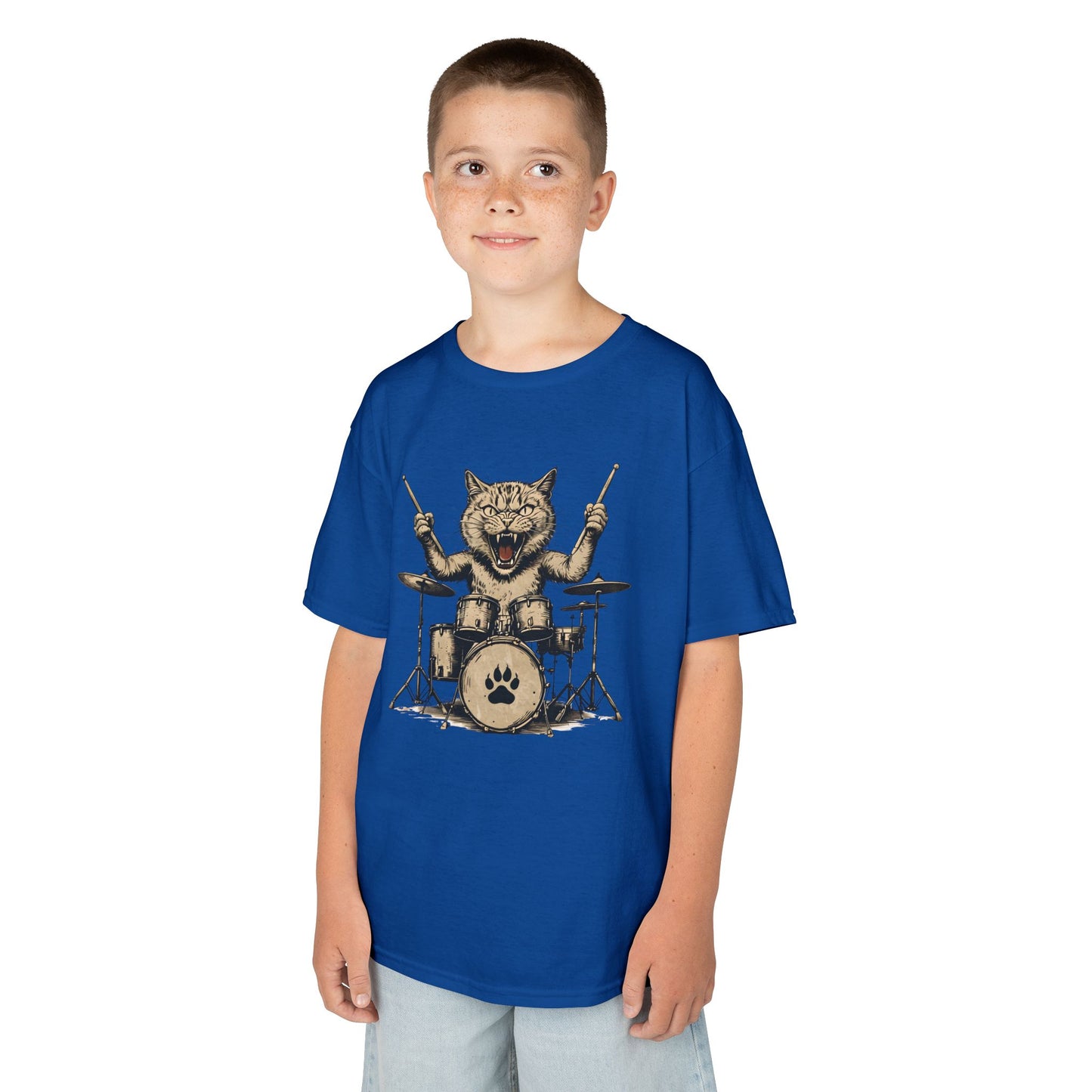 Dave's Drummer Cat Youth Top
