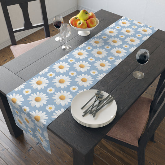 Dawn's Daisy Print Table Runner