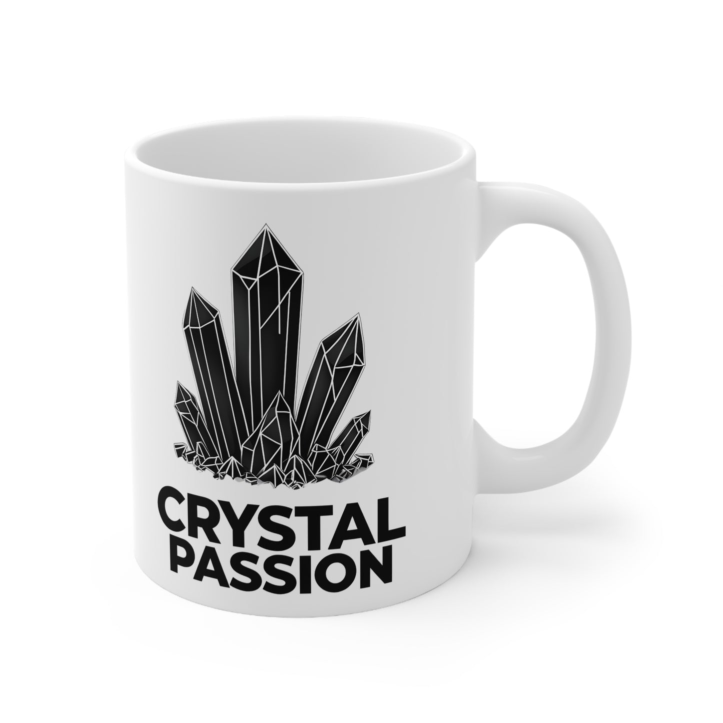 Cleo's Crystal Passion Ceramic Mug, Coffee Cup