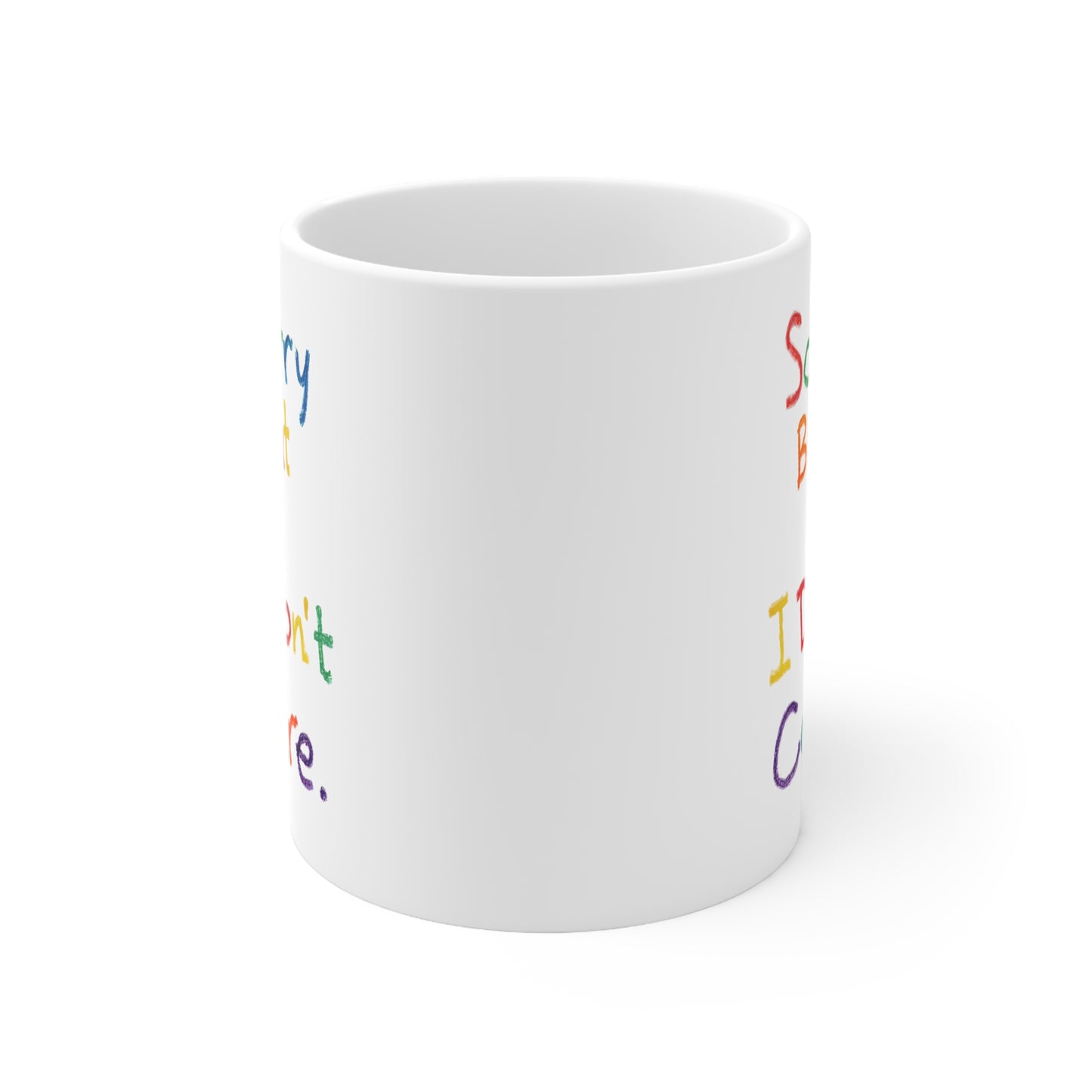 Daryl's Don't Care Ceramic Mug, Coffee Cup