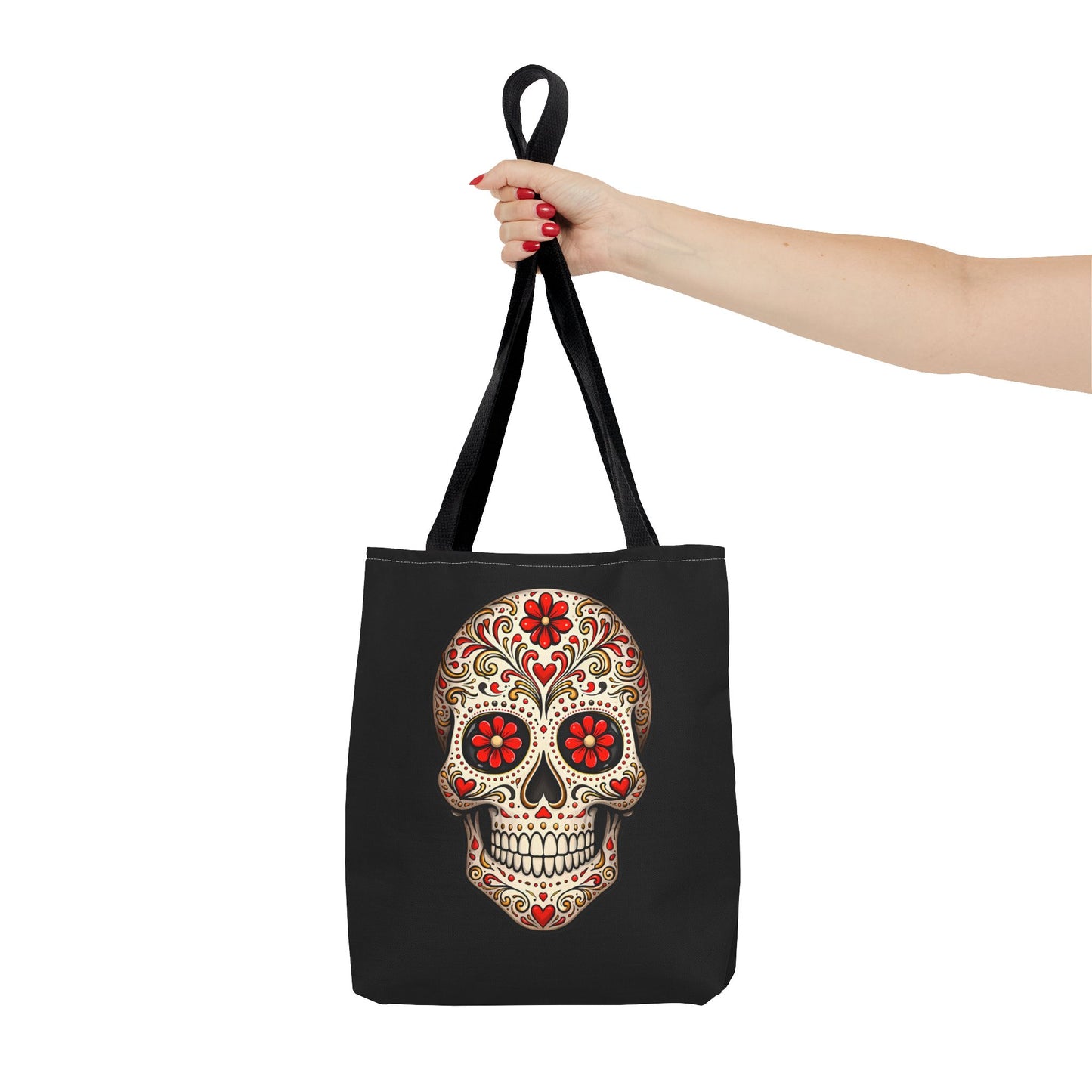 Ruby's Red Sugar Skull Tote Bag