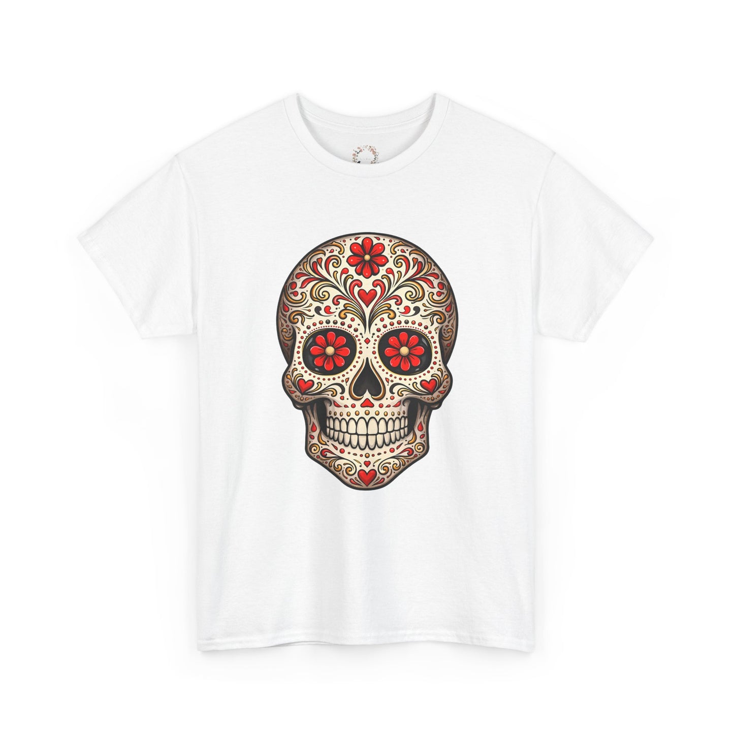 Ryker's Red Sugar Skull Adult Shirt