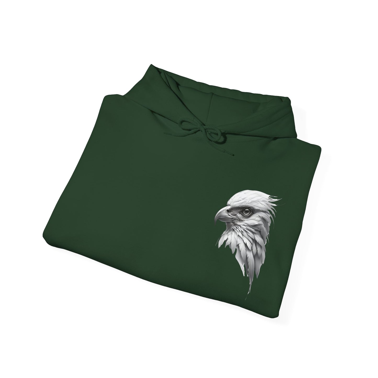 Wayne's Eagle & Wing Print Adult Sweatshirt - Hooded