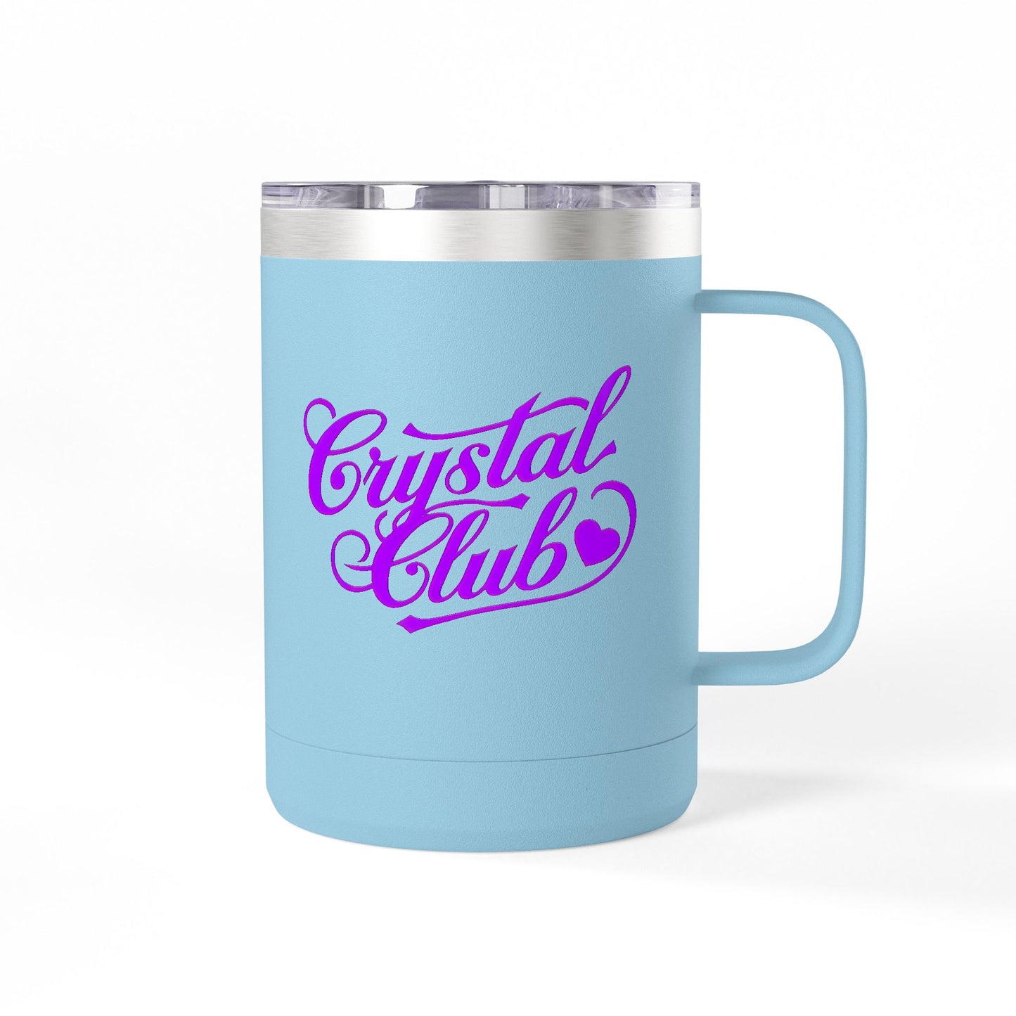 Purple Crystal Club Coffee Mug Tumbler