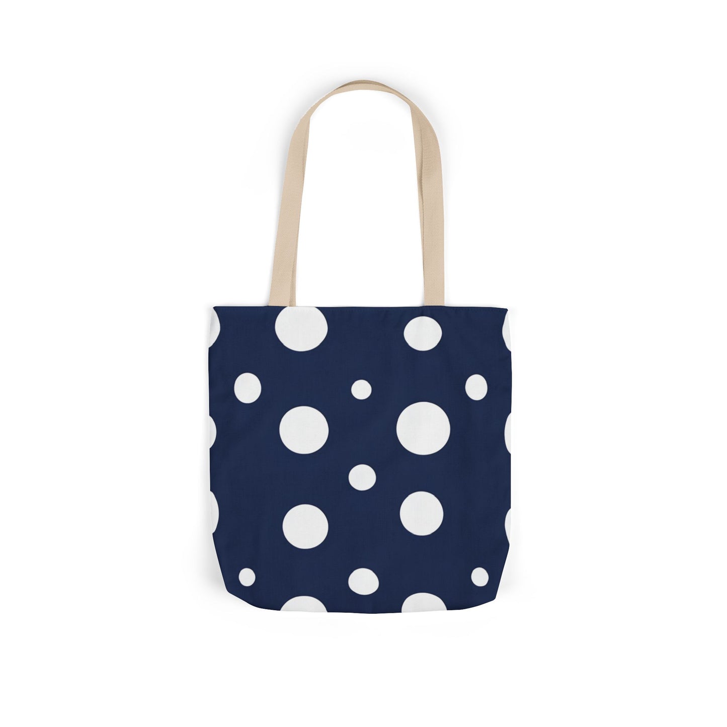 Bonnie's Navy Polka Dot Tote Bag