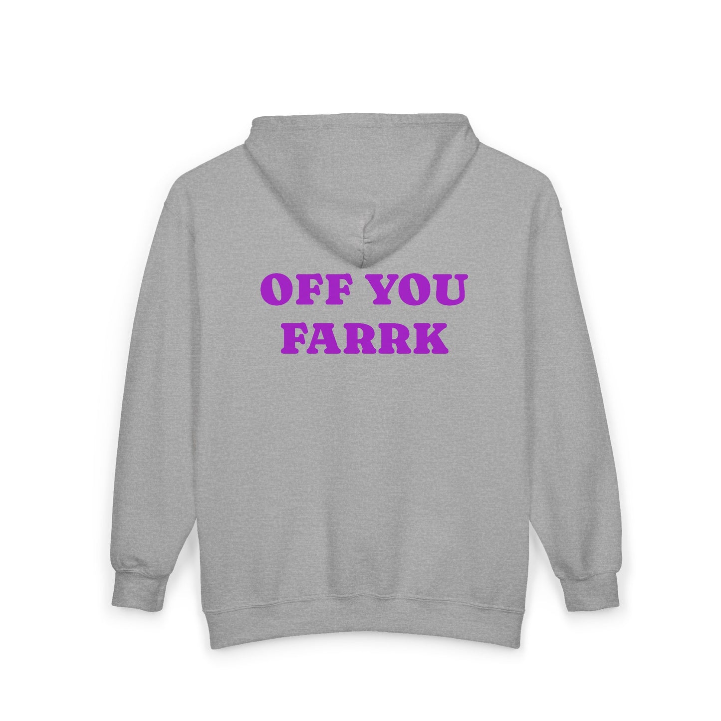 Off You Farrk Adult Full Zip Sweatshirt - Hooded