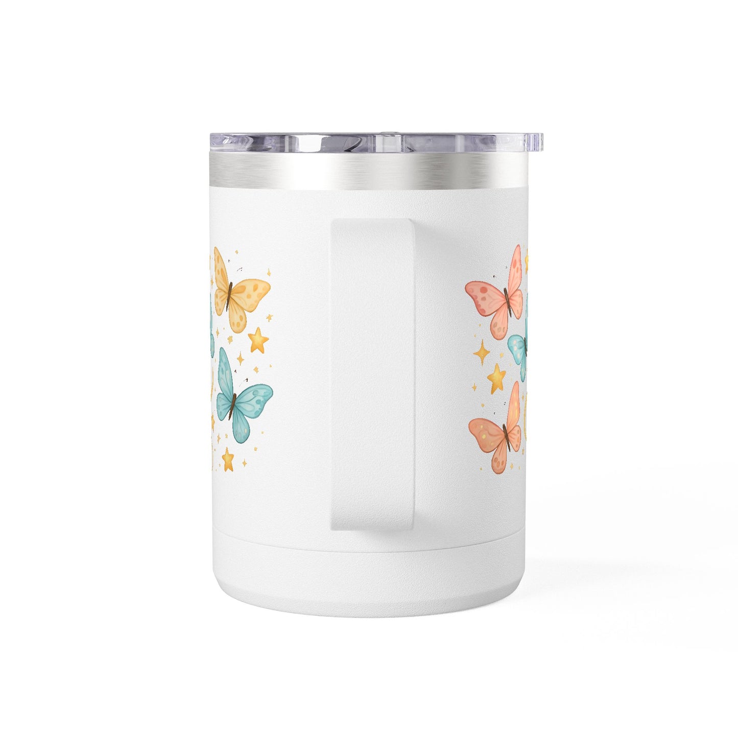 Barb's Butterfly & Stars Coffee Mug Tumbler