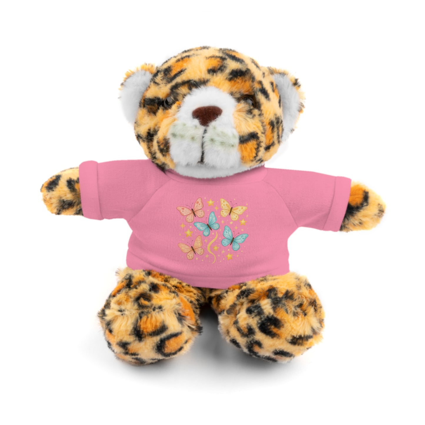 Butterfly & Stars Tee on Plush Animals