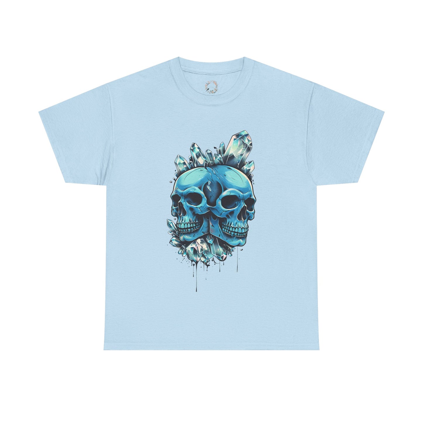 Buzz's Blue Double Skull Adult Shirt