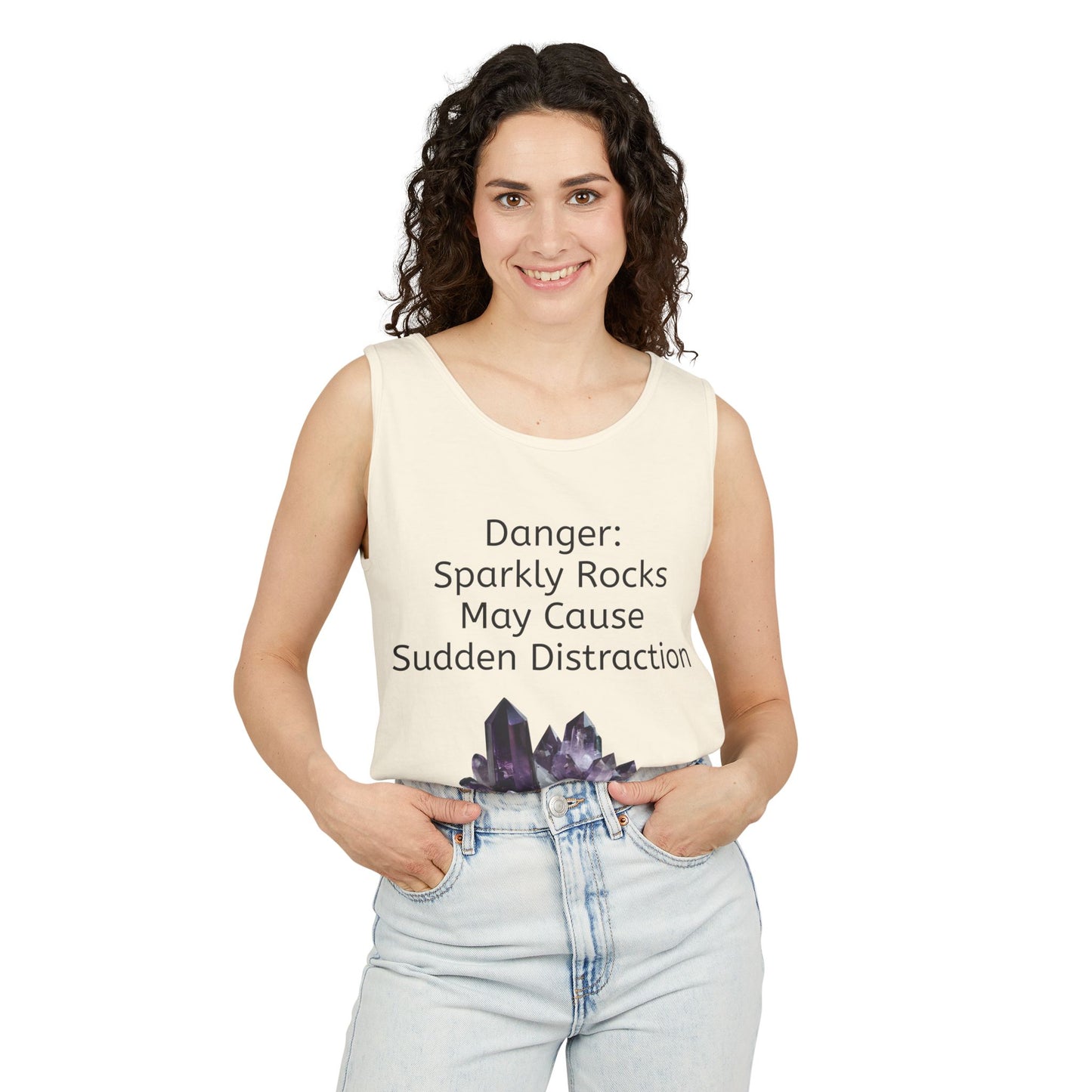Simba's Sparkly Rocks May Cause Sudden Distraction Tank Shirt