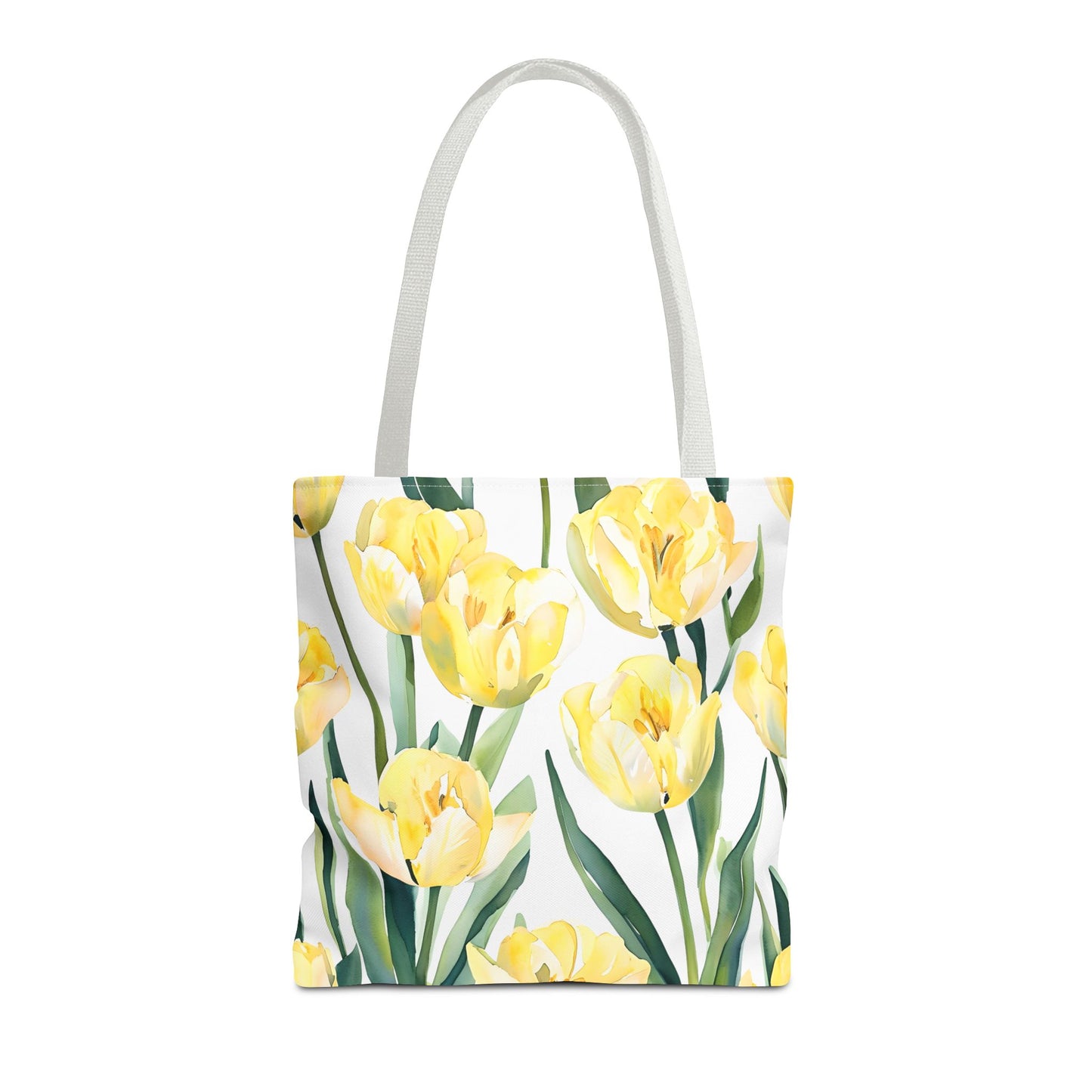 Yetta's Yellow Tulip Floral Tote Bag