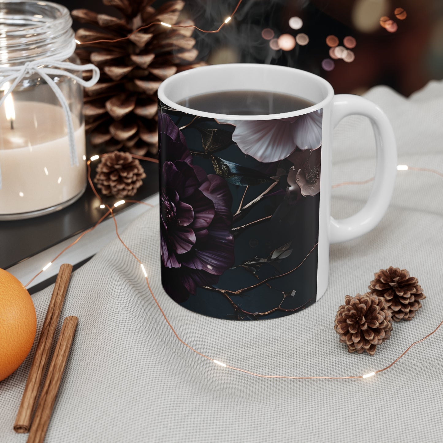 Duchess Floral Ceramic Mug, Coffee Cup
