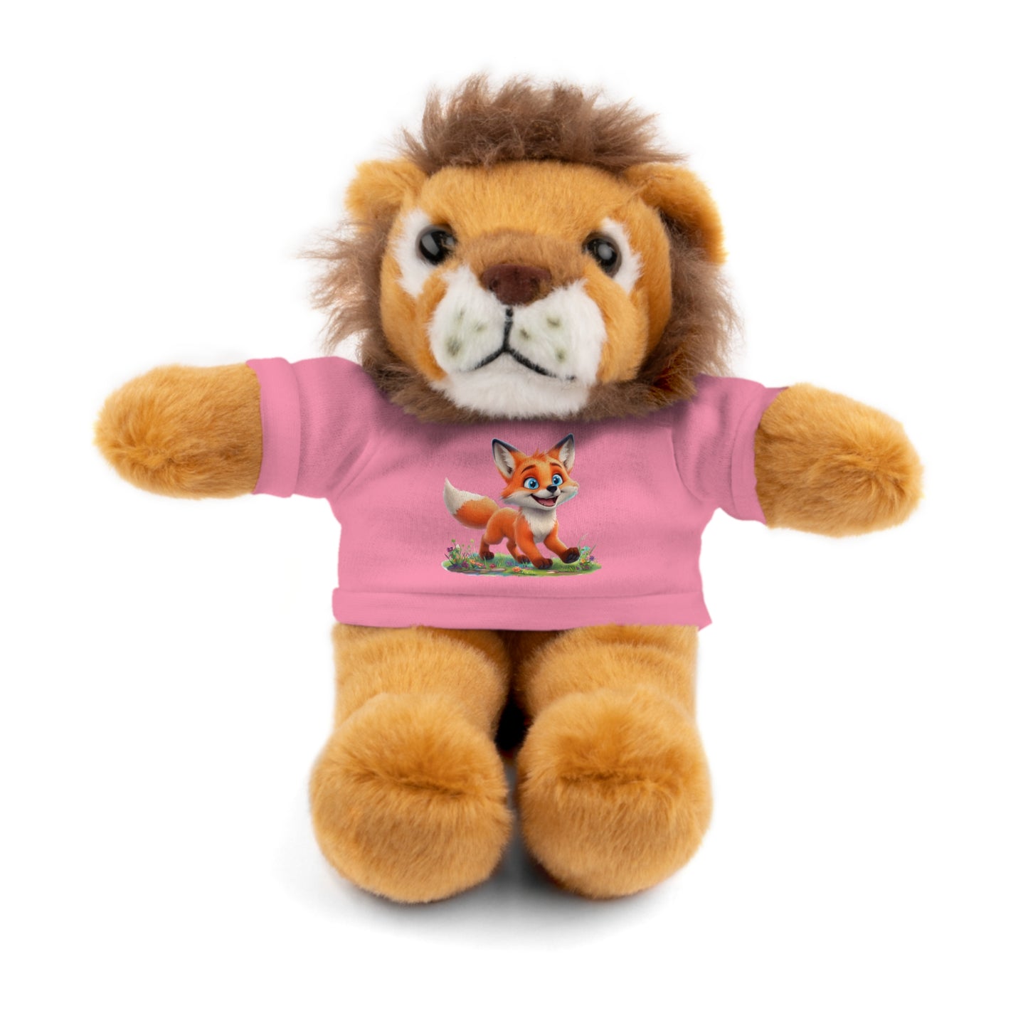 Fox On Tee Animal Plush