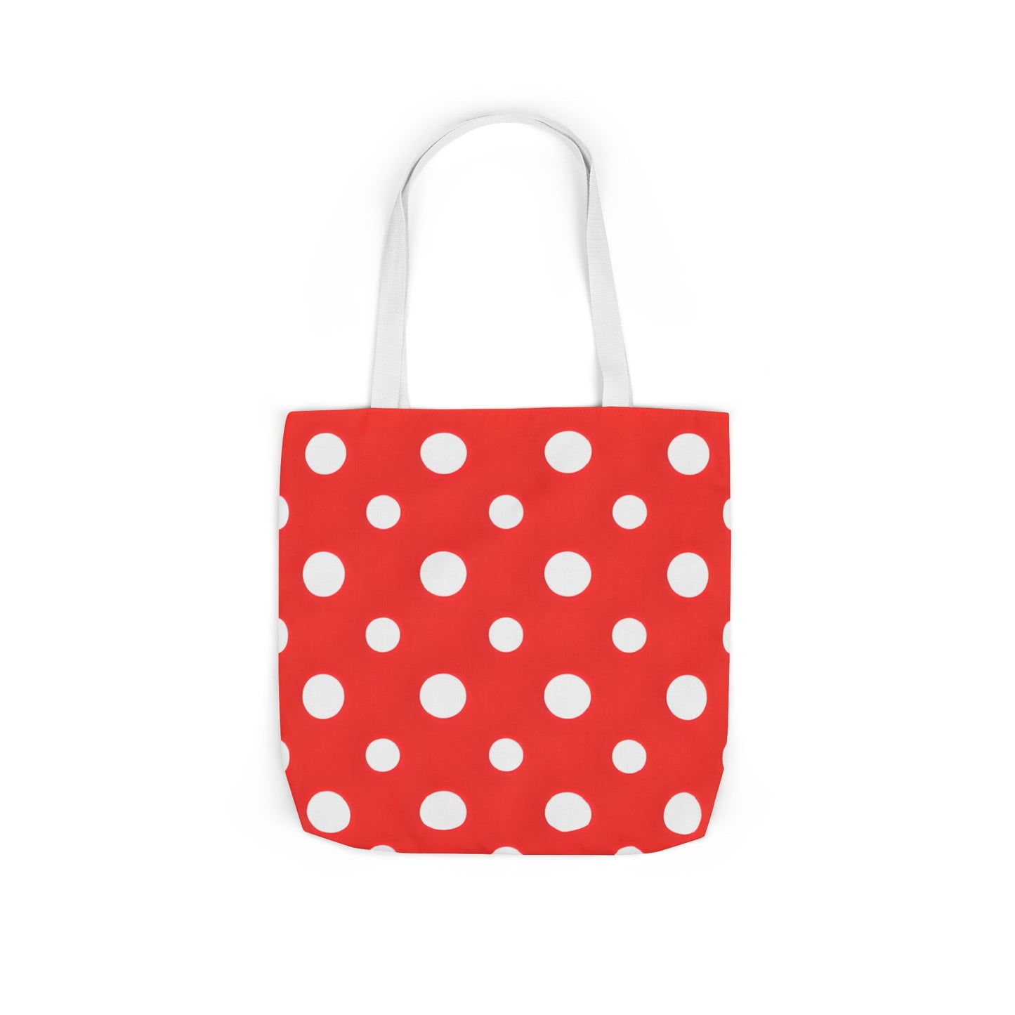 Reba's Red Polka Dot Canvas Tote Bag