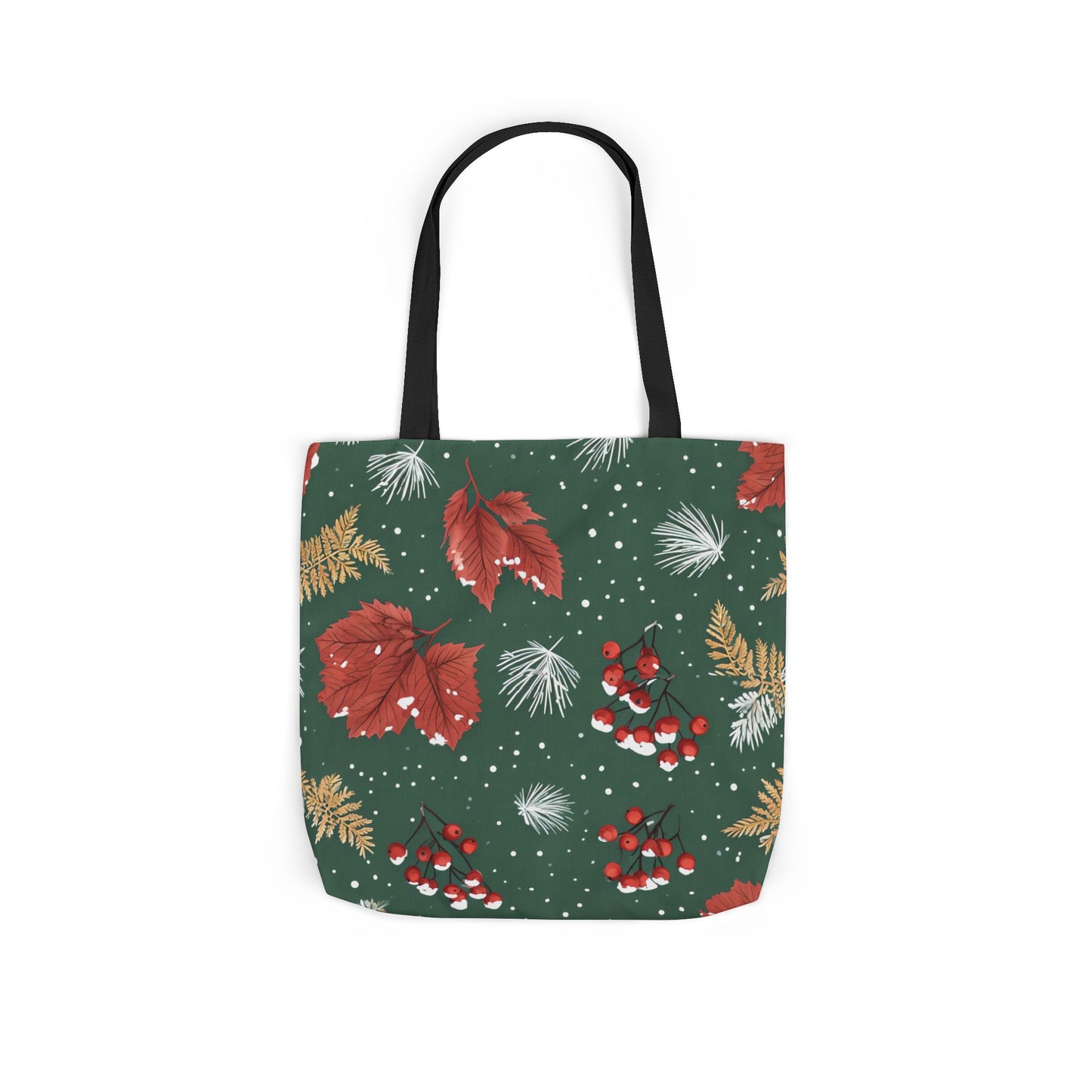 Holly's Holiday Floral Tote Bag