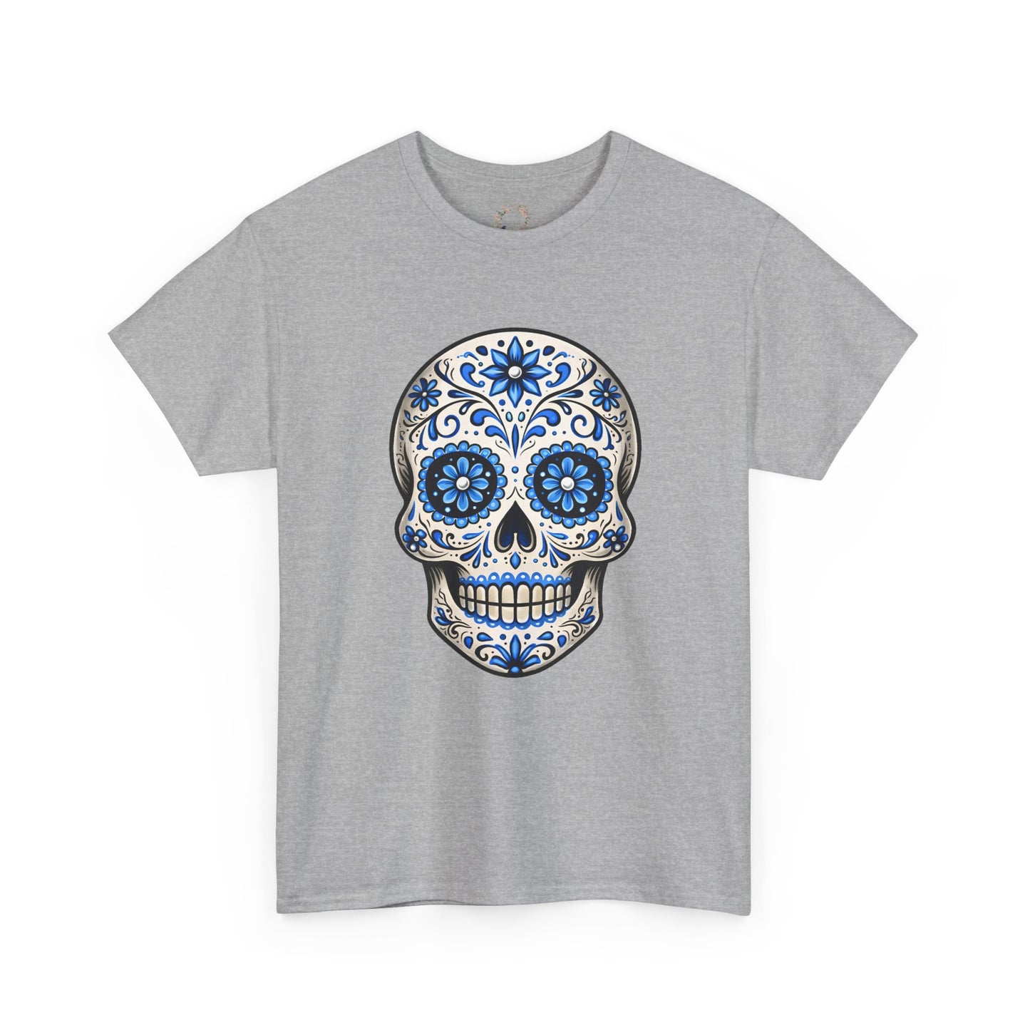 Bea's Blue Sugar Skull Adult Shirt