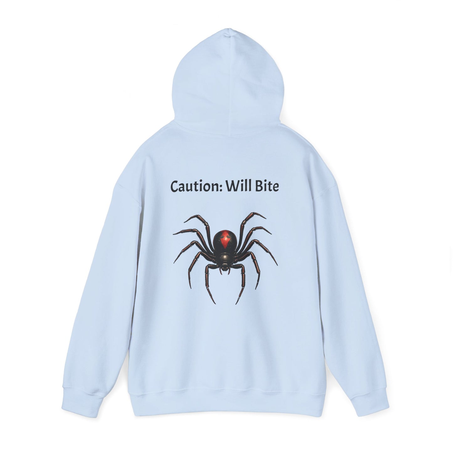Casper's Caution: Will Bite Adult Sweatshirt - Hooded