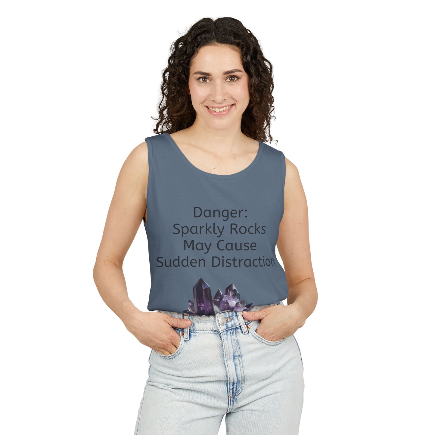 Simba's Sparkly Rocks May Cause Sudden Distraction Tank Shirt