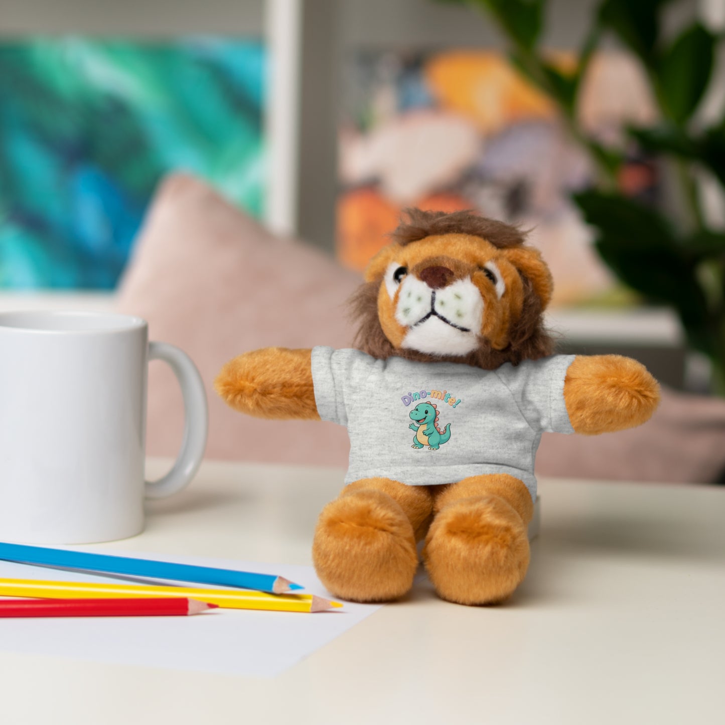 Dino-Mite on Tee Plush Animal