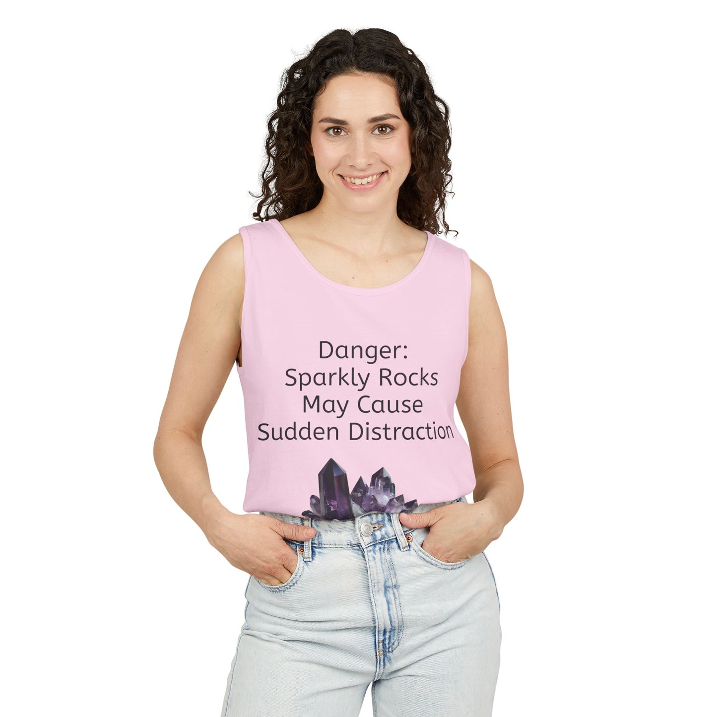 Simba's Sparkly Rocks May Cause Sudden Distraction Tank Shirt